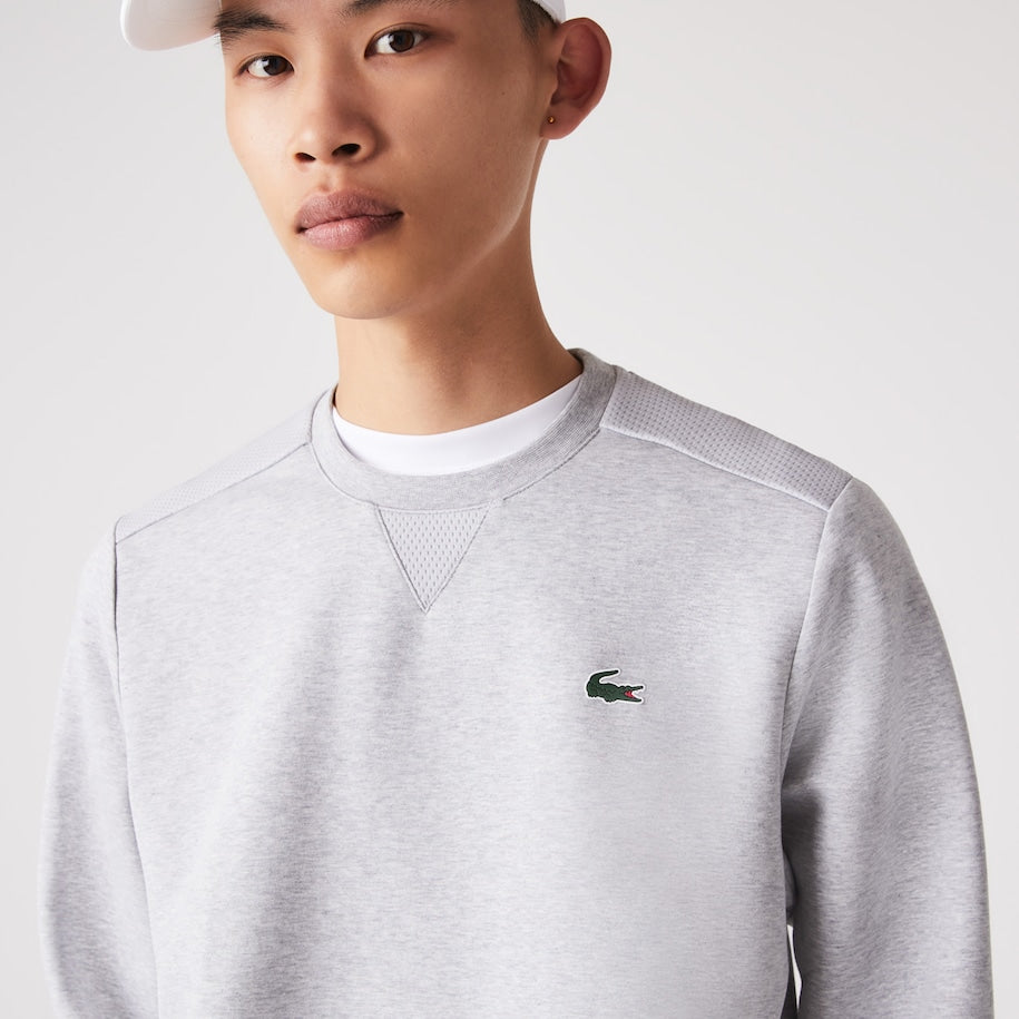 Lacoste Sport sweatshirt heren met mesh vlakken